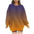 thumbnail image 1 of Meichang Chandail en Molleton Surdimensionné pour Femmes Manches Longues Col Rond Chandails en Molleton Tendance Gris Pull Ample, 1 of 5