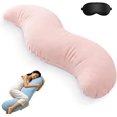 thumbnail image 1 of Pea Pod Body Pillow for Adults, Pea Pod Body Pillow for Side Sleeper Wavy, Soft and Supportive Long Bolster Pillows for Lumbar Support, Bodys Support Pillows for Side Sleepers, 1 of 6