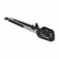 thumbnail image 2 of Pince Alimentaire, Pince à Spatule Compact Pratique Durable Polyvalent pour Tourner et Transporter des Aliments pour Outil de Cuisson 12in Support Noir, 2 of 8