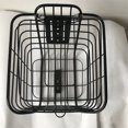 thumbnail image 2 of Iron Bike Front Basket Electromobile Hanging Basket Bike Front Basket With Cover Black Bicycle Basket Bicycle Front Basket Iron Black Large Capacity Multifunctional Electromobile, 2 of 5