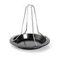 thumbnail image 1 of Steel Beer Can Chicken Turkey Roaster Oven Rotisserie Bbq Grill Rack Stand Holder Tray Turkey Vertical Poultry Roaster Rack, 1 of 5