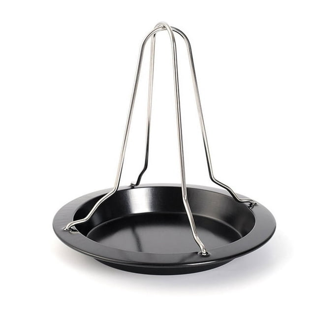 Steel Beer Can Chicken Turkey Roaster Oven Rotisserie Bbq Grill Rack Stand Holder Tray Turkey Vertical Poultry Roaster Rack