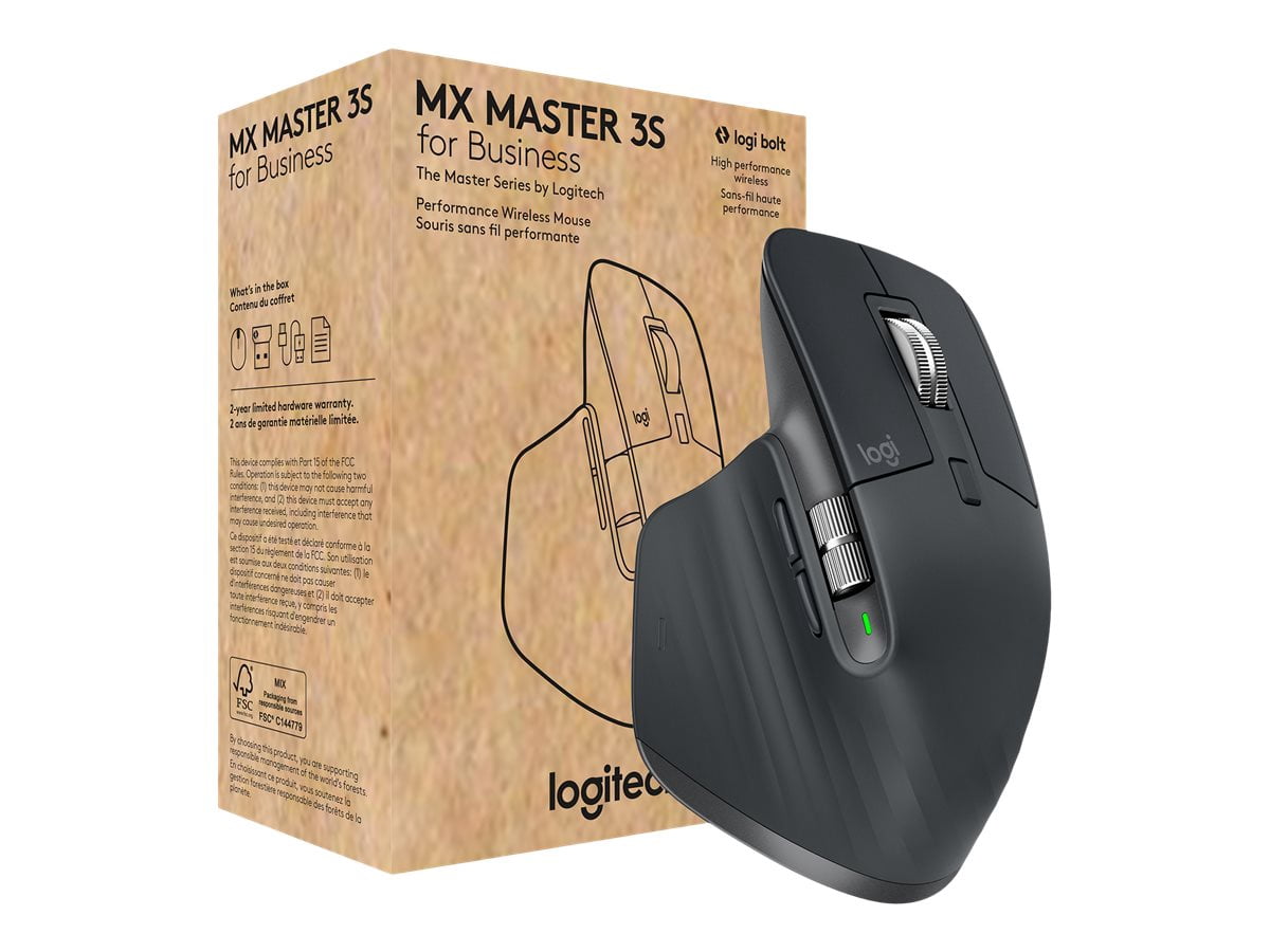Logitech MX Master 3S for Business, Graphite - Mouse - ergonomic