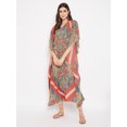 thumbnail image 2 of Oussum Robe Kaftan Longue pour Femmes, Robe Maxi Décontractée d'Été Ample pour Dames, Grande Taille, Robe de Soirée Confortable, Caftan en Ligne, 2 of 4