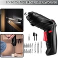 thumbnail image 4 of Ensemble de 15 Pcs Perceuse Sans Fil Tournevis Électrique Perceuse Bits Rechargeables, 4 of 5