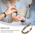 thumbnail image 3 of Keychain Spring Coil Rope Retractable Elastic Hiking Key Ring Lanyard Quickly Release Outdoor Camp Picnic Hunting Fishing Holder Women Khaki, 3 of 8