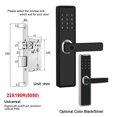 thumbnail image 2 of Serrure de Porte à Empreinte Digitale à Conception Sans Perçage, Contrôle par Application Smart Life, Capacité de 150 Pcs pour Utilisateurs, Résistante à la Corrosion, 2 of 6