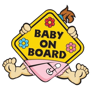 Baby Panneau Autocollant « on Board », Autocollant, Décalque, Bébé