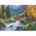 thumbnail image 1 of Cobble Hill 500 Piece Puzzle - Bear Falls - Sample Poster Included, 1 of 2