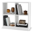 thumbnail image 1 of Giantex 4-Cube Bookcase, Freestanding Open Bookshelf, Storage Wooden Display Shelf, White, 1 of 8