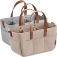thumbnail image 4 of Sac de Rangement Pliable, Sac de Rangement en Feutre Pliable Durable et Léger, Portable, Léger, Multifonction, Compartiments Interchangeables pour Voiture, Voyage, Intérieur, 4 of 7