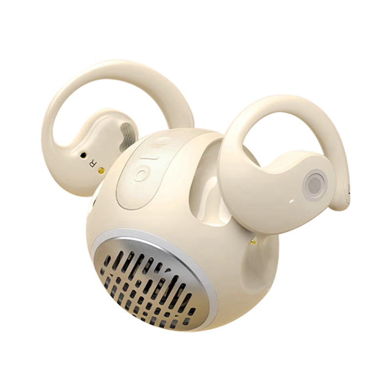 Écouteurs Bluetooth 2-en-1 Mini Haut-Parleur BT5.4 Écouteurs Sans Fil Ouverts Montés sur l'Oreille Écouteurs de Sport Étanches C