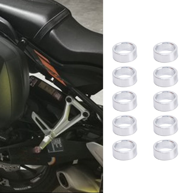 10Pcs Aluminum Alloy Spacer 10mm OD Unthreaded Standoff Support Fittings For Creating Distance And Adding Spacing