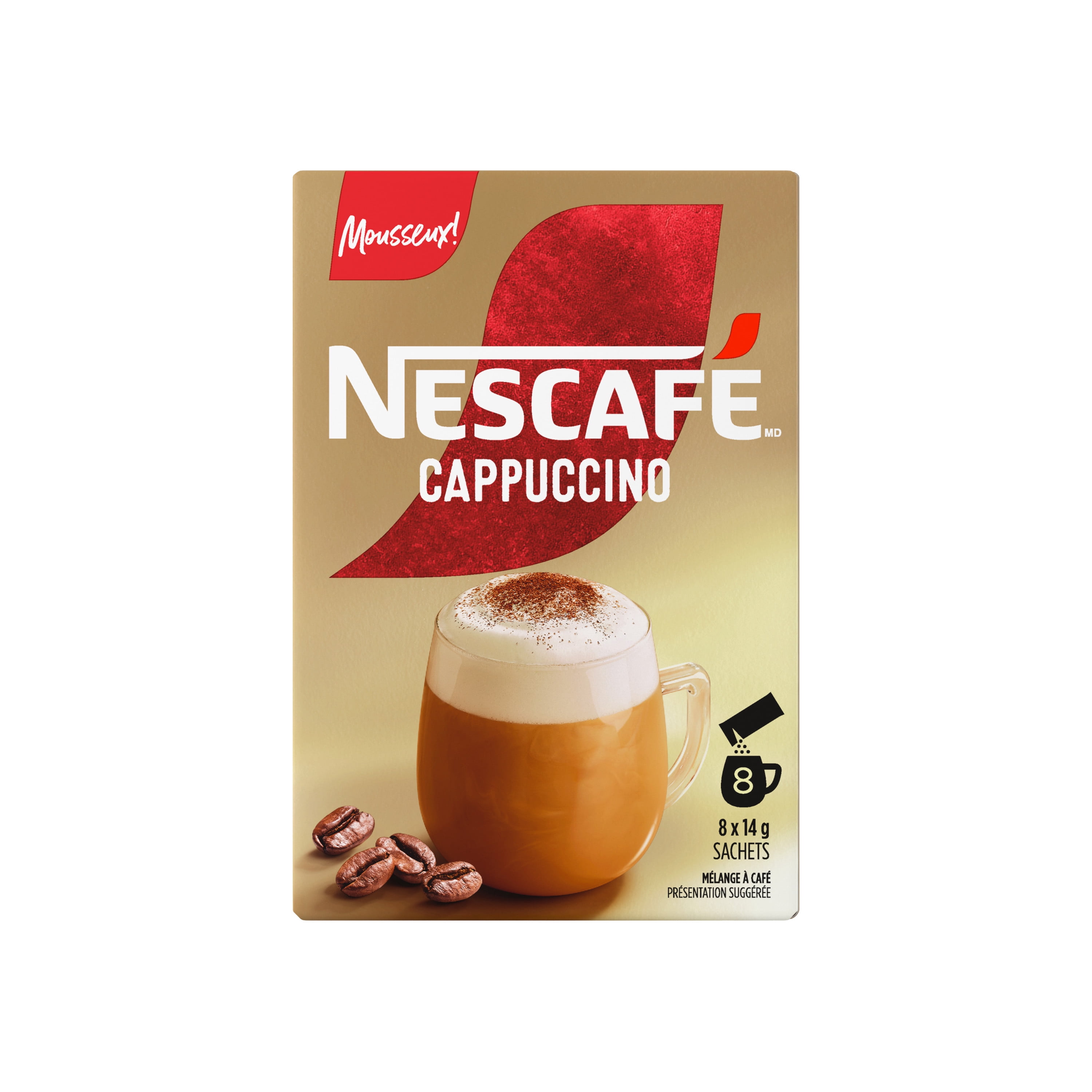 NESCAFE Cappuccino Instant Coffee Mix, Just Add Hot Water - Walmart.ca