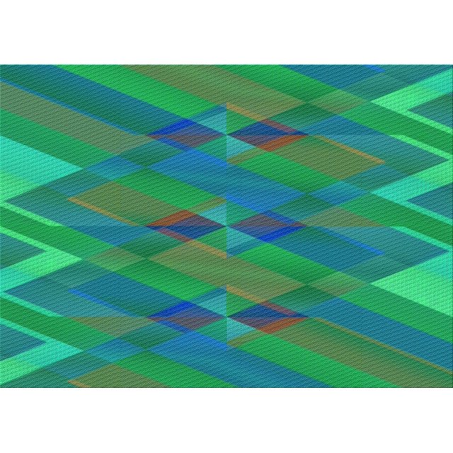 Ahgly Tapis Rectangulaire Lavable en Machine Intérieur Vert Printemps Transitionnel, 2 Pieds x 3 Pieds