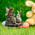 thumbnail image 5 of Garden Stake Easter Decoration Easter Garden Rabbits Decoration Easter Decoration Outdoor Vintage For Outdoor Spring Easter Bunny Outdoor Garden Signs Easter, 5 of 5