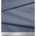 thumbnail image 3 of Soimoi Modal Satin Fabric Dot & Geometric Small Decor Fabric Printed Yard 42 Inch Wide, 3 of 3