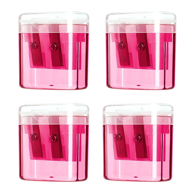 Tyidzon Taille-Crayon Transparent Fournitures Scolaires Rabot à Crayons Couleur Bonbon