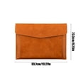 thumbnail image 3 of Wzzjkit Computer Bag, Document Bag Waterproof Storage Bag Large Capacity Double Layer Document Bag Laptop Leather Protective Cover, Laptop Case, 3 of 6