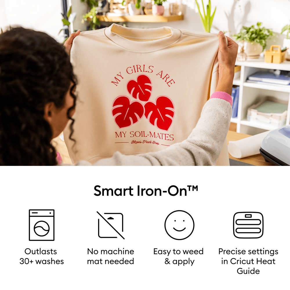 Cricut® Smart Iron-On™ Matless Heat Transfer Vinyl (3 ft), Ocean