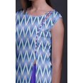 thumbnail image 3 of Bimba Printed Straight Tunic DressesForWomen Sleeveless Side Slit Kurti, 3 of 6