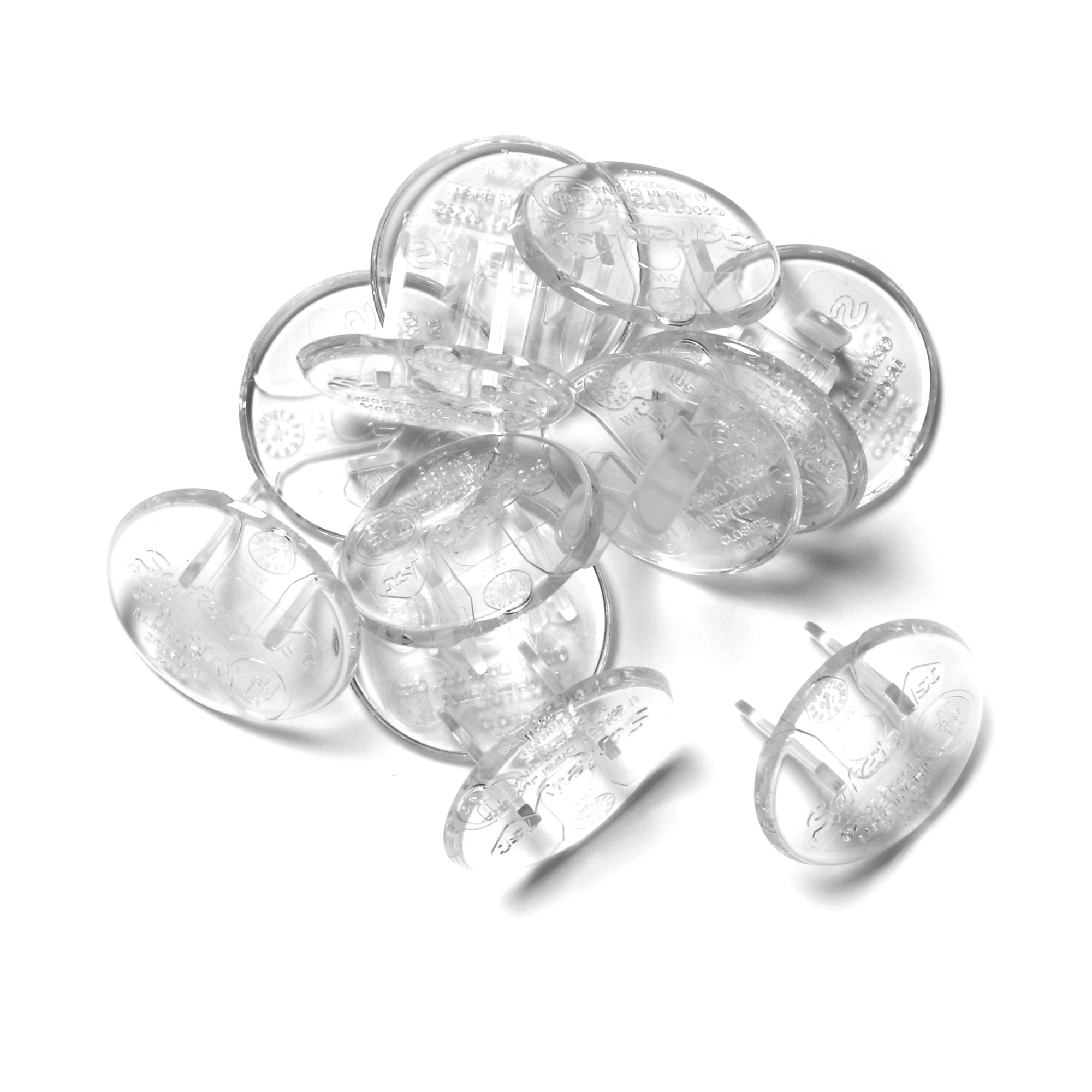Safety 1st Crystal Clear Plug Protectors