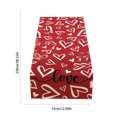 thumbnail image 3 of Boovnll Valentines Day Table Runner, 13x91" Valentine's Day Printing Table Runner, Valentines Table Runner for Holiday Kitchen Dining Table, Party Decor, Valentines Day Decorations, 3 of 6