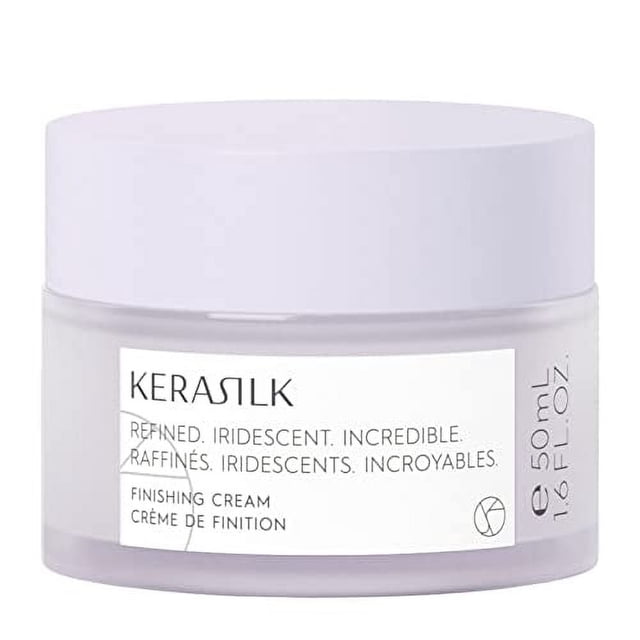KERASILK Finishing Cream | Smooths Flyaways & Fights Frizz | Definition & Refinement | Provides Soft & Touchable Finish | 50ml