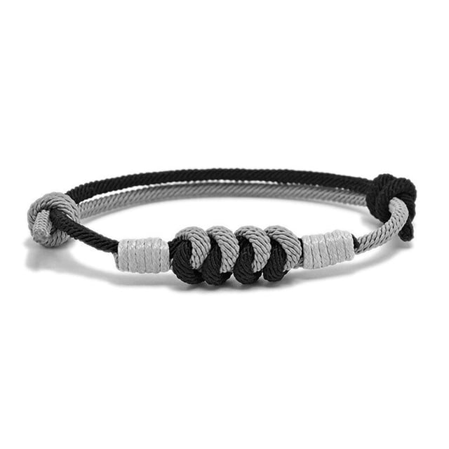 fheaev Milan Thread Knitting Diamond Knot Friendship Hand Rope Hand Knitting Snake Knot Girlfriend Hand Rope Chinese Bracelet