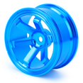 thumbnail image 4 of Hilitand RC Car Wheel Hub, RC Car Wheel Rim, Aluminium Alloy For RC Model Vehicles RC Truck RC Model Car 1/10 Flat Running Drift RC Car, 4 of 8