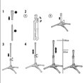 thumbnail image 4 of 25In-39.5in Baseball Softball Batting Tee for Hitting Height Adjustable Practice Training Travel Tee Ball Stand, 4 of 7