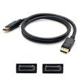 thumbnail image 1 of Add-onputer Peripherals, L  Displayport Male To Male Black Cable, 3 ft. - Pack Of 5, 1 of 1