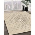 thumbnail image 3 of Ahgly Company Tapis d'Intérieur Lavables à la Machine, Carrés, Style Transitionnel, Mocassin Beige, Tapis de Zone, 7 Pieds Carré, 3 of 7
