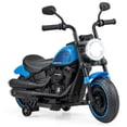 thumbnail image 1 of Costway Moto Électrique 6 V pour Enfants avec Roues Stabilisatrices, Phares DEL, Tableau de Musique, Bleu, 1 of 10
