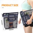thumbnail image 3 of Thinsony Durable Large Cosmetic Mesh Shower Bag For Organized Travel Convenient Hanging Shower Organiser 1Set, 3 of 6