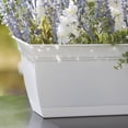 thumbnail image 3 of The HC Companies 30 Inch Eclipse Window Flower Box with Removable Saucer, White, 3 of 10