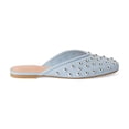 thumbnail image 1 of Time and Tru Women's Studded Mules, 1 of 4