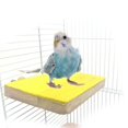 thumbnail image 2 of E-Trad Support de Cage pour Oiseau Perroquet Plateforme en Bois pour Meulage des Pattes Propre, 2 of 5