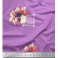 thumbnail image 1 of Soimoi Poly Georgette Fabric Square & Floral Artistic Print Sewing Fabric Yard 42 Inch Wide, 1 of 1
