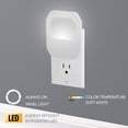 thumbnail image 3 of White Always-On Panel LED Night Light (2-Pack), 3 of 5