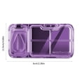 thumbnail image 3 of HOARBOEG Travel Vitamin Organizer 4 Compartments Portable Vitamin Organizer Small And Unique Shape Easy To Carry Large Space Capacity Suitable For Outdoor Travel, 3 of 8
