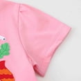 thumbnail image 4 of MIASHUI Robes de Pâques pour Filles, Lapin à Manches Courtes, Robes Décontractées, Rose, 6-7 Ans, 4 of 6