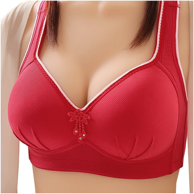 Bras for Women Plus Size Wireless Underwear Push Up Bra Everyday Bralettes