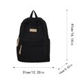 thumbnail image 2 of School Bag Breathable Texture Pattern Waterproofing Lightweight Backpack New Durable Load Reducing Large Capacity Student Shoulders Bag Neoprene Backpack Laptop Backpack Slim Backpack for Women School, 2 of 3