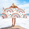 thumbnail image 1 of PRETXORVE Microfiber Beach Super Colorful Bath Sandproof Beach Blanket Multi-Purpose for Travel Swimming Pool 30x60, 1 of 7