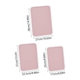 thumbnail image 3 of Tranfacy Home and Kitchen,Plates and Bowls Sets,Rectangular Tray Large Medium and Small Sets Of Three Household Plates to Put Tea Cups Dinner Plates to Put Snacks Plates, 3 of 4