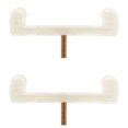 thumbnail image 3 of Violin Shoulder Rest Feet Legs Replacement Supplies for Protecting White Rubber 2pcs, 3 of 8