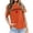 Orange, variant on WILLBEST Womens Shirts Trendy 2025 Women's Keep Canada Flag T Shirt Proud Statement Print T Shirt