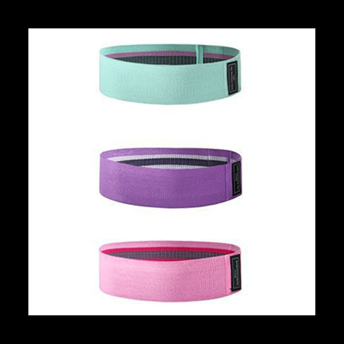 3 Levels Resistance Bands Set for Working Out Fitness Bands Workout Bands Exercise Bands Resistance Bands for Legs,3 x Resistance Bands,Green&Pink&Purple