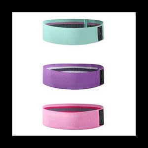 3 Niveaux Bandes de résistance Set pour travailler dehors Bandes d'entraînement Bandes pour l'exercice Bandes des résistances pour les jambes,3 x Bandes de résistance, vert et blanc et violet
